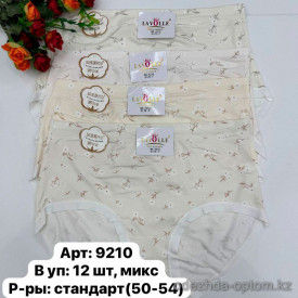 b6-9210-1 Lavolle Трусики женские с принтом, стандарт (50-54), 1 пачка (12 шт)