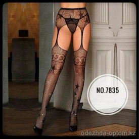 b5-7835 Spicy Колготки женские с открытыми зонами на бедрах, стандарт, 1 шт