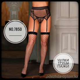 b5-7850 Spicy Чулки в комплекте пажи и трусики, стандарт, 1 пара