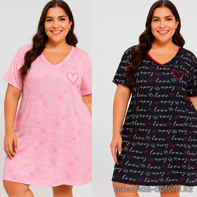 b15-1647 Платье женское домашнее, большие размеры, XL-3XL, 1 пачка (3 шт) b15-1647 Платье женское домашнее, большие размеры, XL-3XL, 1 пачка (3 шт)