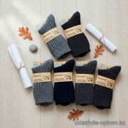 n5-0199 Носки мужские шерстяные, 41-47, 1 пачка (12 пар)