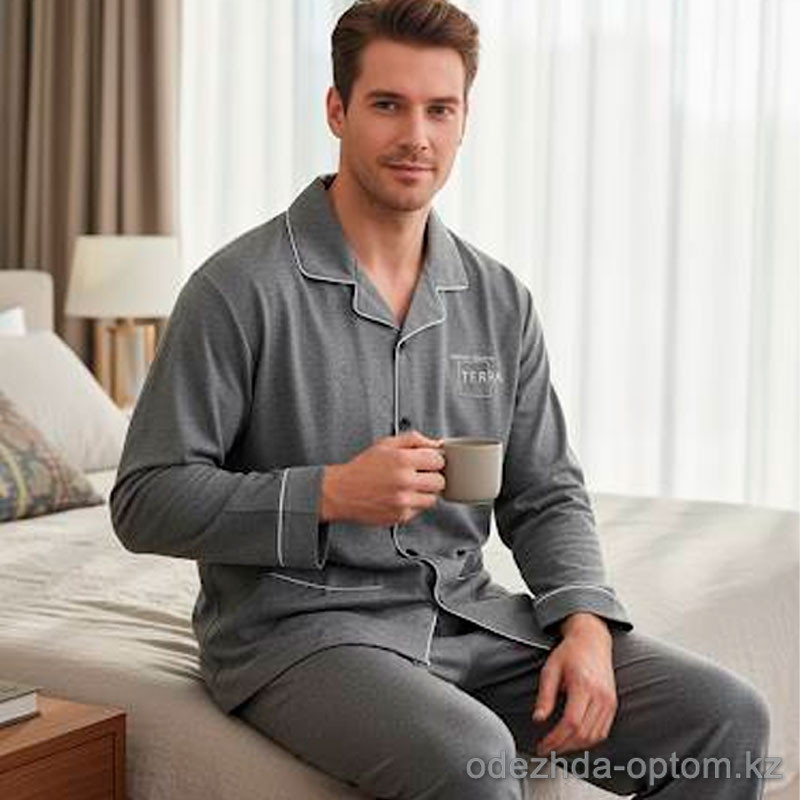 b15-2217 Комплект мужской пижамы: рубашка и штаны, размер XL, 1 пачка (3 шт) b15-2217 Комплект мужской пижамы: рубашка и штаны, размер XL, 1 пачка (3 шт)