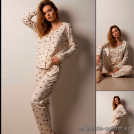 b15-2390 Комплект женской велюровой пижамы, M-XL, 1 пачка (3 шт)