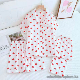 b16-7335 Комплект женской пижамы тройка, M-XL, 1 пачка (3 шт)