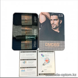 n3-AF-702 Носки мужские антибактериальные с ароматом, 41-44, 1 пачка (3 пары)