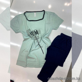 e1-0400 Комплект женской домашней одежды двойка, S-XL, cotton, 1 пачка (4 шт)