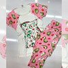 e1-0414 Комплект женской домашней одежды двойка, S-XL, cotton, 1 пачка (4 шт)