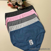 d7-2522 Donella Трусики женские однотонные высокие, большие размеры, 1 пачка (10 шт)