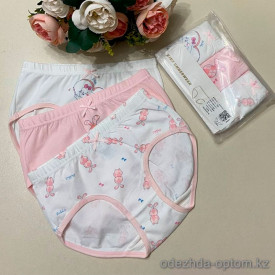 d7-552 Комплект детских и подростковых трусиков: тройка, 1 пачка (3 шт)