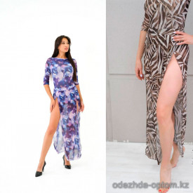 z2-W3007 Пляжная женская юбка длинная, S-XL, 1 пачка (4 шт)