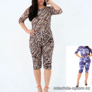 z2-W8019-1 Пляжные женские шорты, большие размеры, 2XL-5XL, 1 пачка (4 шт)