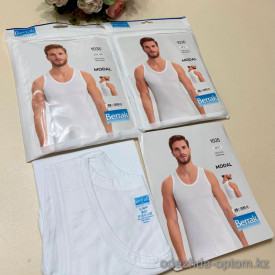 d7-1035 BERRAK Майка мужская однотонная, 1 пачка (6 шт)