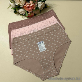 d7-8468 Baykar Трусики женские с принтом, 1 пачка (12 шт)