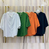 w20-1260 Рубашка женская однотонная, муслин, стандарт (44-50), 1 шт