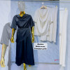 w44-0207 Костюм женский двойка: кофта с поясом т юбка свободного кроя, стандарт (до 48), шолк, 1 шт