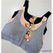 b4-50789 Топ-Бра женский на кнопках, большие размеры, 8XL-10XL, 1 пачка (6 шт)