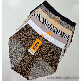 b4-9630 Трусики женские высокие, M-XL, 1 пачка (12 шт)