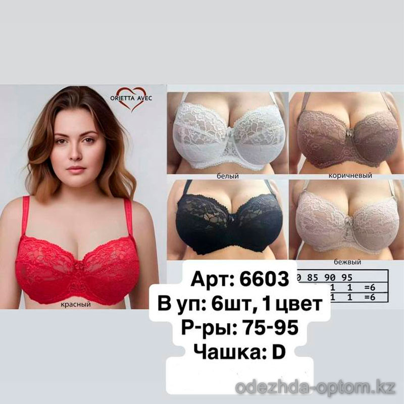 b6-6603-3 Orietta Avec Бюстгальтер кружевной, чашка D, 1 пачка (6 шт) b6-6603-3 Orietta Avec Бюстгальтер кружевной, чашка D, 1 пачка (6 шт)