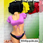 z4-b069 Купальник женский раздельный, 36-44, 1 пачка (5 шт)