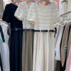 w37-0913 Платье женское комбинированное, стандарт, 1 шт