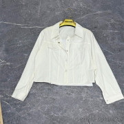 w41-0310 Рубашка женская однотонная в комплекте с майкой, стандарт (до48), 1 шт