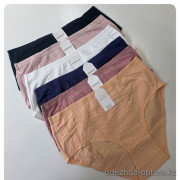 b4-1372 Трусики женские однотонные, XL-2XL, 1 пачка (12 шт)