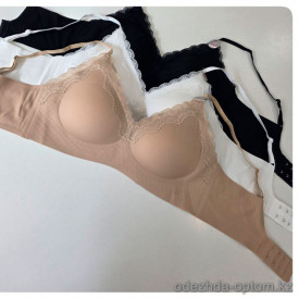 b4-303 Бюстгальтер без косточек на тонком поролоне, M-XL, 1 пачка (3 шт)
