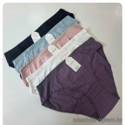 b4-4241 Трусики женские однотонные, XL-2XL, 1 пачка (12 шт)