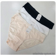 b4-4579 Трусики женские однотонные, L-XL, 1 пачка (12 шт)