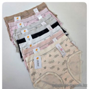 b4-7771 Lavolle Трусики женские с принтом, большие размеры, 2XL-4XL, 1 пачка (12 шт)