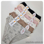 b4-7783 Lavolle Трусики женские с принтом, L-2XL, 1 пачка (12 шт)