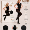 k2-26122 Manzi Колготки женские микро-фибра, 46-54, 240 ден, 1 пачка (6 шт)