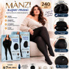 k2-26251 Manzi Колготки женские микро-фибра, 6/7XL, 240 ден, 1 пачка (6 шт)