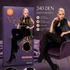 k2-6621 Velsatis Колготки женские микро-фибра, 46-54, 240 ден, 1 пачка (6 шт)