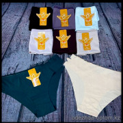 b5-6978 Lavolle Трусики женские однотонные, XL-3XL, 1 пачка (12 шт)