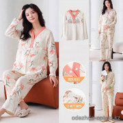 b15-302-12 Комплект пижамы для беременных и кормящих мам, M-XL, 1 пачка (3 шт)