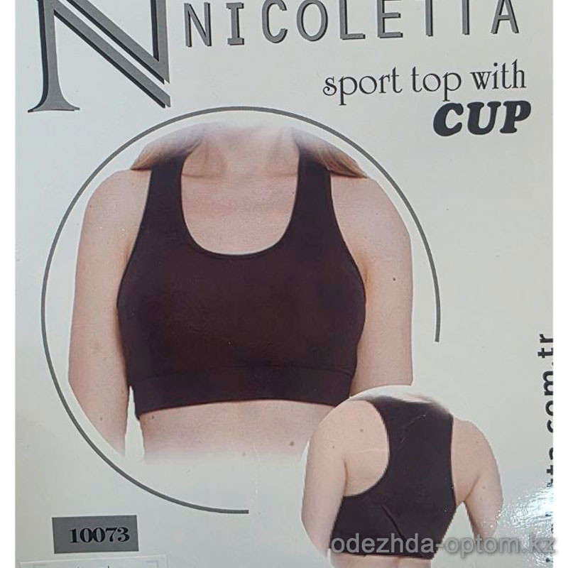 b4-10073 Nicoletta Топ женский спортивный, S-2XL, 1 пачка (5 шт) b4-10073 Nicoletta Топ женский спортивный, S-2XL, 1 пачка (5 шт)