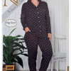 b4-30084 Nicoletta Комплект пижамы для полных дам: рубашка и штаны, 2XL-5XL, 1 пачка (4 шт)