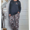 b4-32059 Nicoletta Комплект пижамы для полных дам: кофта и штаны, 2XL-5XL, 1 пачка (4 шт)