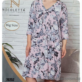 b4-70252 Nicoletta Платье домашнее для полных дам, 2XL-5XL, 1 пачка (4 шт) b4-70252 Nicoletta Платье домашнее для полных дам, 2XL-5XL, 1 пачка (4 шт)