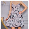 b4-81360 Nicoletta Сорочка женская на бретельках, S-XL, 1 пачка (4 шт)