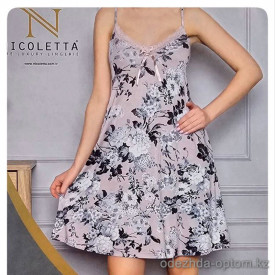 b4-81360 Nicoletta Сорочка женская на бретельках, S-XL, 1 пачка (4 шт) b4-81360 Nicoletta Сорочка женская на бретельках, S-XL, 1 пачка (4 шт)