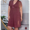 b4-81684 Nicoletta Сорочка с коротким рукавом для полных дам, L-3XL, 1 пачка (4 шт)