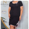 b4-81689 Nicoletta Платье домашнее для полных дам, L-3XL, 1 пачка (4 шт)