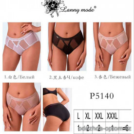 b4-P5140 Lanny Mode Трусики женские с сеткой, L-3XL, 1 пачка (6 шт) b4-P5140 Lanny Mode Трусики женские с сеткой, L-3XL, 1 пачка (6 шт)