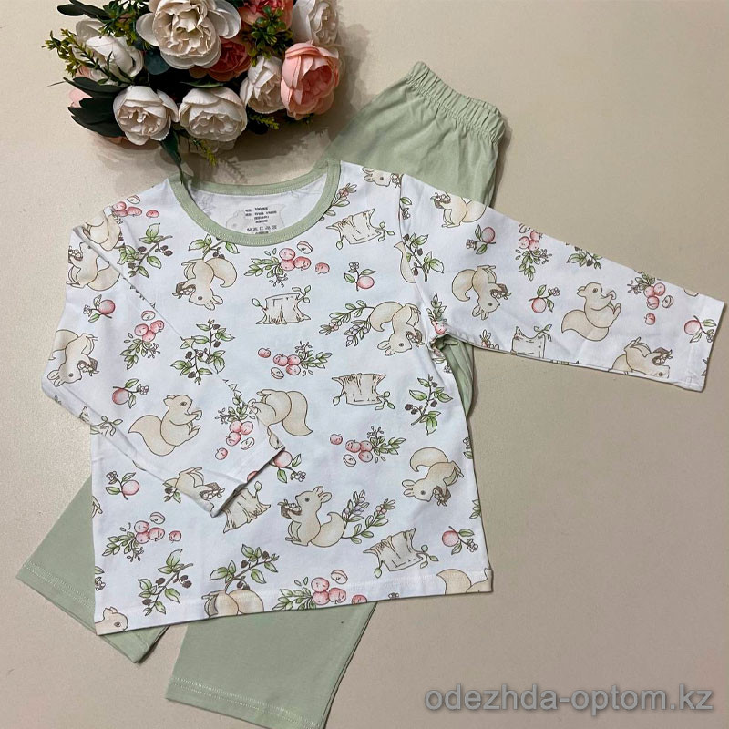 d7-458 Комплект детской пижамы: кофта и штаны, 100-160, 1 пачка (7 шт) d7-458 Комплект детской пижамы: кофта и штаны, 100-160, 1 пачка (7 шт)