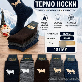 n5-H7013 Фенна Термо-носки мужские, 41-47, 1 пачка (10 пар)