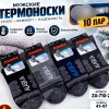 n5-ZA-710-2 Alaska Термо-носки мужские, 41-47, 1 пачка (10 пар)