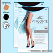 k4-8081-2 Vinconte Капроновые колготки женские, 4L (46-48), 15 ден, 1 пачка (6 шт)