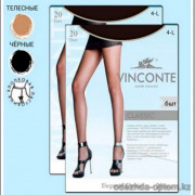 k4-8082-2 Vinconte Капроновые колготки женские, 4L (46-48), 20 ден, 1 пачка (6 шт)